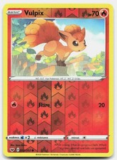 Spada e Scudo Vulpix 022/202 NM Pokemon Reverse Holo Carta Tcg Comune