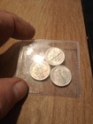 1940 P-D-S MERCURY DIMES 3 COIN LOT GEM BU BEAUTIFUL COINS — photo 4