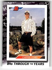 2021 Chipper Jones Topps #TTY-26 Through The Years Insert