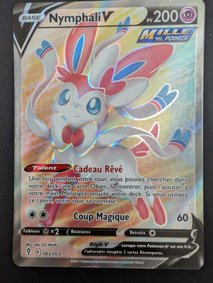 Pokemon Karte - Nymphali V Full Art 183/203 Himmlische Evolution EB07 DE