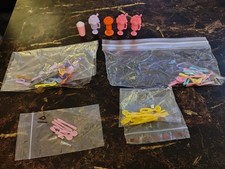 Vintage 1990's Barbie Mattel Multi Color Kitchen Lot - Silverware,Dishes