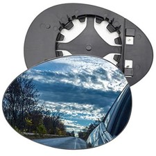 AUTOXBERT Mirror Glass Replacement Driver Left Side Mirror Heated with LEFT