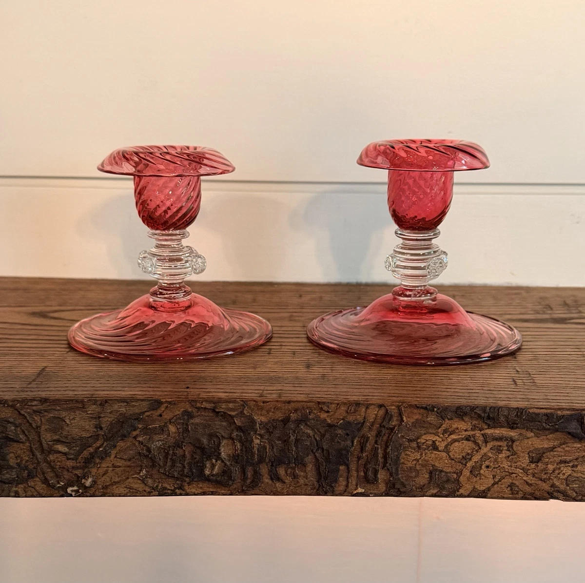 Steuben Glass Candlestick for sale | eBay