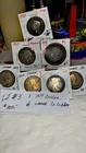 Lot #3 Mixed Seven Canadaian Coins, 6 Half Dollars and 1 Dollar  80% Silver