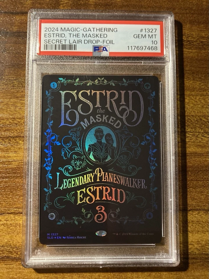 MTG✨ESTRID THE MASKED Full Art/Flip 🌈 FOIL✨SLD PSA 10 Legendary Planeswalker - Image 2 of 4