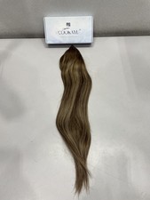 Cookayu Medium Brown To Caramel Blonde V-Shaped Clip-In Human Hair Extension