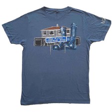 Image of U2 Unisex T-Shirt Cedar Wood Road Blue (S)