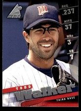 Todd Walker 1998 Pinnacle Inside #76 Twins MLB READ FREE SHIPPING AutographDen