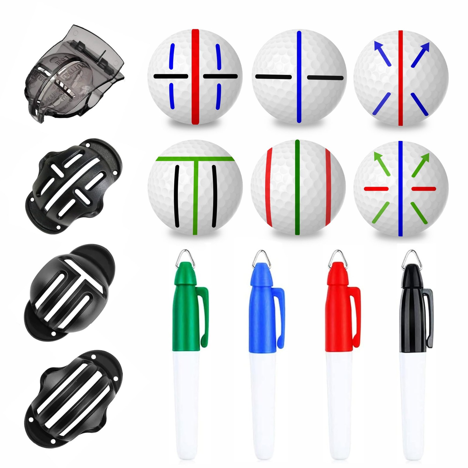 Ball Marker Set, Upgrade Your Black