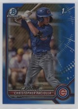 2022 Bowman Draft Chrome Blue Refractor /150 Christopher Paciolla #BDC-185 0tk7