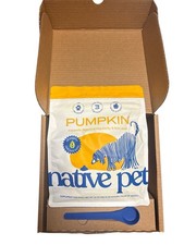  120 Scoops Native Pet Organic Powder Pumpkin Puree Dog Food Toppers 32oz