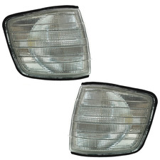 Frontblinker Set für Mercedes C126 S Klasse Coupe 1981-1991 Blinker Smoke
