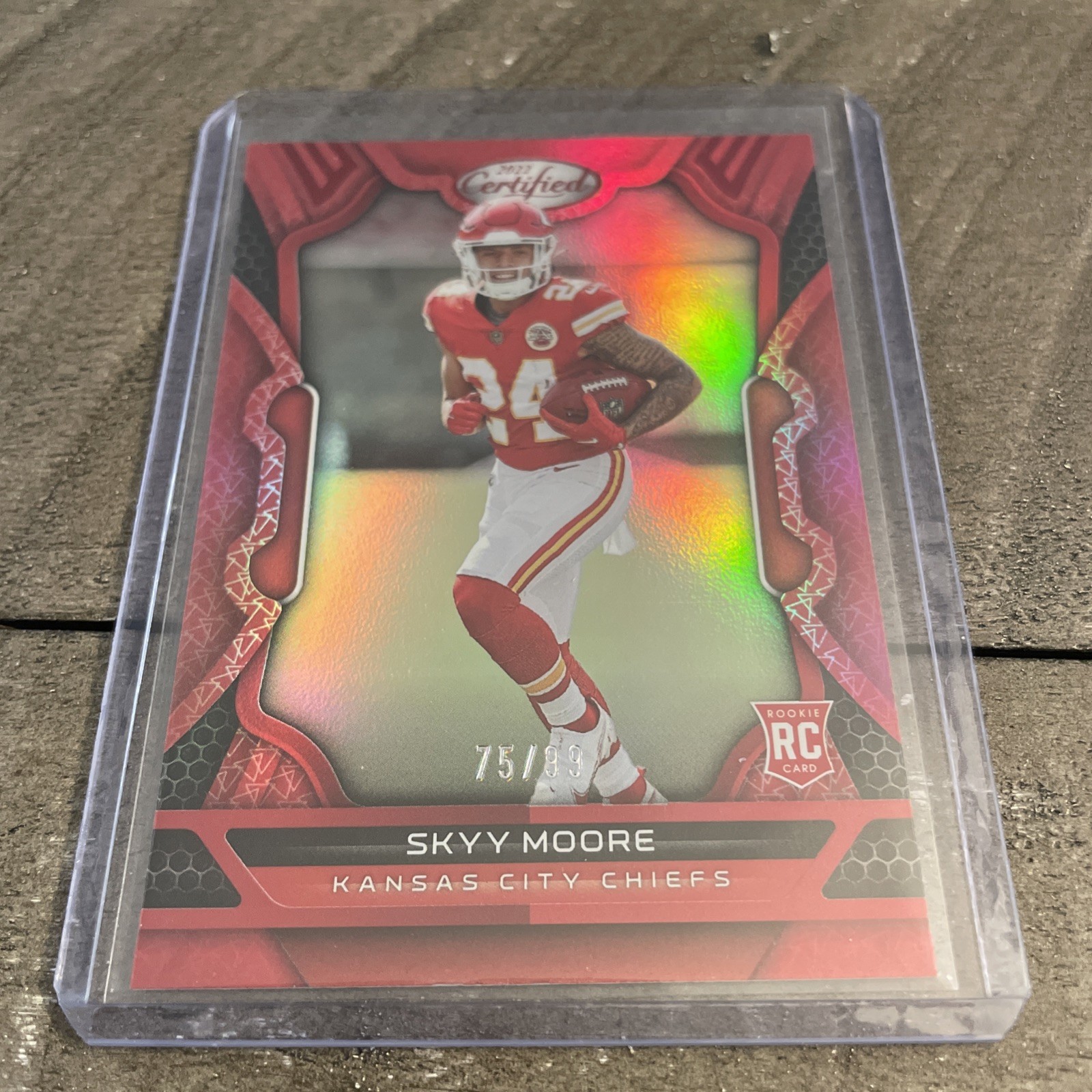 2022 Panini Certified - Rookies Skyy Moore #119 Mirror Red /99 (RC) COLOR MATCH!