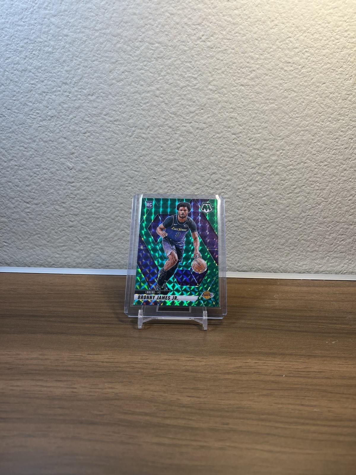 2024-25 Panini Mosaic - Rookies Bronny James #214 Green Mosaic Prizm (RC)