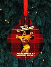Hulk Hogan Christmas Ornament Unique Gift Fan Favorite Merch Wrestler Hulkmania