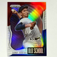2021 Panini Prizm - Old School Sandy Koufax #OS-7 Red White & Blue Prizm