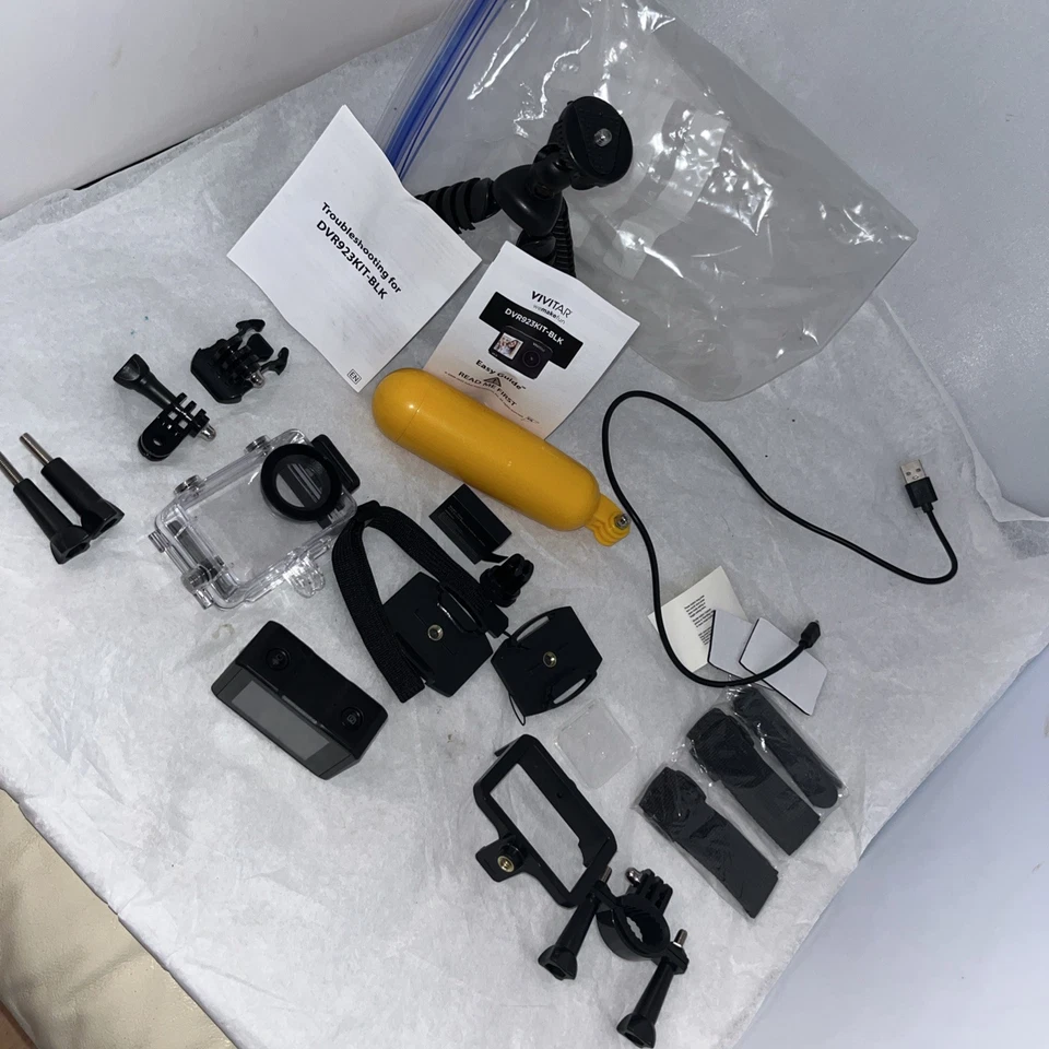 Vivitar 4K  HD Action Camera Kit Bundle Accessories, And Extras ￼ - Image 3 of 4