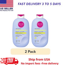 eos Shea Better Body Lotion for Dry Skin, Vanilla Cashmere, 16 fl oz  2 PACK 