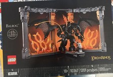 LEGO Icons 10367 The Lord of the Rings Balrog Book Nook 1201 pcs Factory Sealed