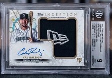 Cal Raleigh Topps Inception RPA Jumbo Auto New Era /5 Mariners HR GOAT