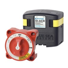 Blue Sea Systems Add-A-Battery Kit 120A Dual Circuit System, 23611, Black
