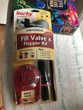  1 NEW Korky Universal Fill Valve  Flapper Kit - 818MP - SEALED - Made in USA 