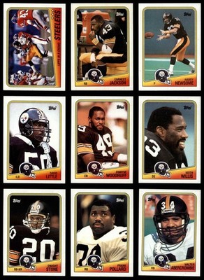1988 Topps Steelers Almost Complete Team Set 8 - NM/MT 6946099 (12 / 13 cards)