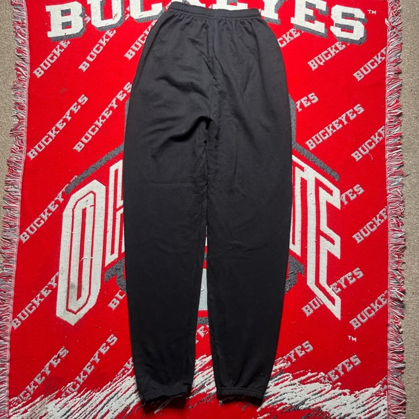 Vintage Champion “Converse College” Black Men’s Joggers | S image 5