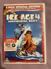 Ice Age 4: Continental Drift (DVD) 2 disc edition, brand new and sealed.