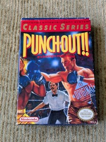 Punch-Out!! Sistema de entretenimiento Nintendo Classic Series NES completo probado en caja original