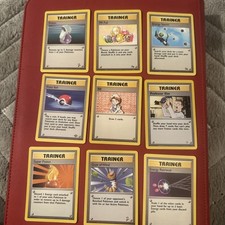 Vintage Pokémon TCG Trainer Lot (9 Different) SEE PICS WOTC Vintage LP+ MP +