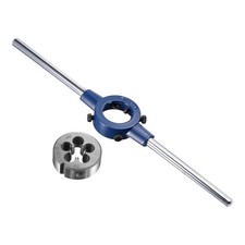 Round Die Stock Handle Wrench Set 1/2-13 UNC Threading Die and 38mm Die Holder