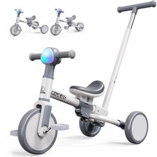 5-in-1 Toddler Tricycle for 1-3 Year Olds Boys Girls, Kids Balance Bike with ...