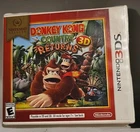 Donkey Kong Country Returns 3D: Nintendo Selects (3DS, 2016) Complete, tested.