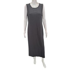 Candace Cameron Bure Womens Everyday Sleeveless Sunny Dress Medium Size Black