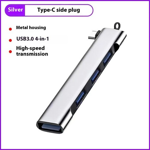 1 Piece 4Port USB 3.0 Hub High Speed Type C Splitter 5Gbps For PC Computer a - Afbeelding 13 van 16