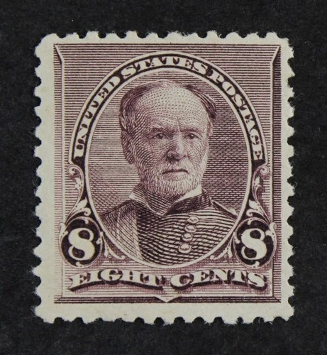CKStamps: US Stamps Collection Scott#225 8c Sherman Mint LH OG