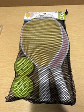 Franklin Pickleball 2 Player Wooden Paddle and Ball Set Pink/Yellow NEW 