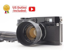 Repainted Black MINT Canon P Rangefinder Film Camera 50mm f1.4 Lens From JAPAN