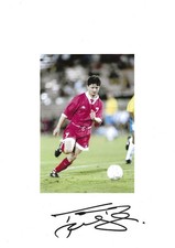 TOMASZ RADZINSKI EVERTON FC 2001-04 CANADA INT ORIGINAL AUTOGRAPH LARGE PHOTO