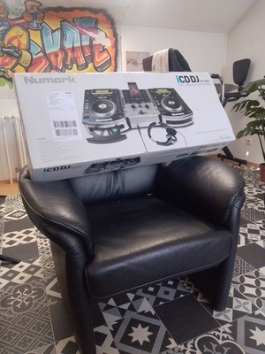Numark iCDDJ CD-Player- & Mixer-Kombination DJ-System Dual-Deck CD/MP3/iPod