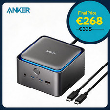 Anker Prime TB5 Docking Station 4-Ports 140W 120 Gbit/s Transfer 8K-Display