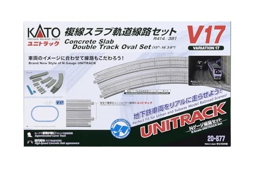 KATO N Gauge V17 Double Track Slab Track Set Unitrack 20-877 Japan