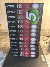 Lot 13 Sealed TDK T-160 8 Hour VHS Blank Tapes VCR Recording Tapes