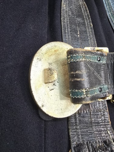 Early 1900's Knight's Templar Overcoat Sword Belt & Buckle McLilley Co Masonic - Picture 8 of 18