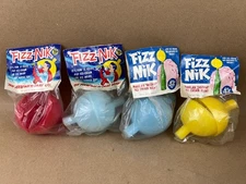 Set of four vintage 1961 Hays Fizz-Nik ice cream soda pop drink enhancement