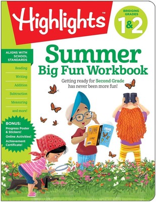 Sommer großes lustiges Arbeitsbuch Überbrückung Klassen 1 & 2: Sommer vor der zweiten Klasse Vorbereitung W