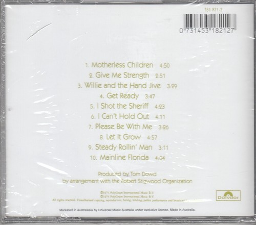 ERIC CLAPTON - 461 Ocean Boulevard (1974)Remastered Australian Import NEW/SEALED - Picture 2 of 2