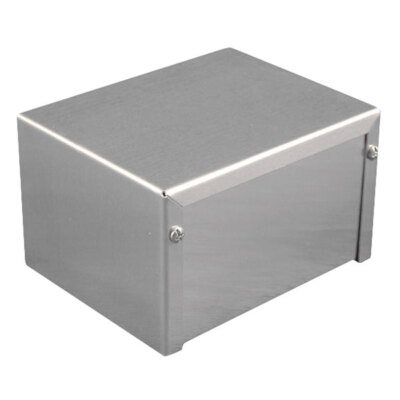 Custodia Universale Hammond 1590EBK In Alluminio Pressofuso - Nero, 188x120x82 Mm, Schermatura RFI/EMI, Per Progetti Elettronici