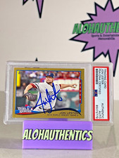 JON LESTER SIGNED 2014 TOPPS GAME 5 WORLD SERIES CARD PSA /2014 #206